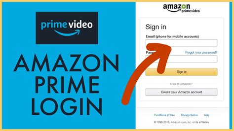 amazon prime video log in.